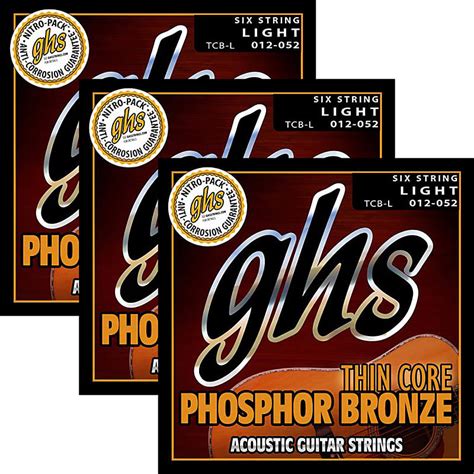 ghs phosphor bronze|thin core phosphor bronze string set.